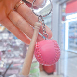 Personalized Mini Baseball Keychain