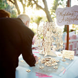 Personalized Wedding Guest Book Alternative, Custom Rustic Guest Registry