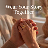 Custom Photo Projection Ring Personalised Ring Picture Inside Heart Shape Men's and Women's Rings