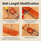 Personalized Genuine Leather Belt
