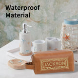 Personalized UV Printed Toiletry Bag Customizable PU Leather Bag Dopp Kit Waterproof Wash Bag Suitable