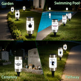 Personalized Solar Lights for Cemetery