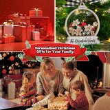 Personalized Gingerbread Family Xmas Ornament