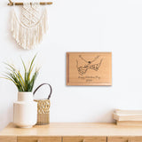 Personalized Wood Plaque, Wooden Wall Valentines Day Decor