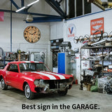 Custom Garage Sign, Personalized Workshop Sign