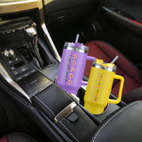 Personalized 40oz Stainless Steel Tumbler, Fit for Car Holder