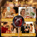 Personalized Besties Portrait Glass BFF Gifts 15oz