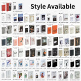 Modern Decorative Books Set, Foldable Faux Books for Display