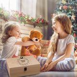 Personalized Christmas Eve Gift Box - Wooden Box with Name
