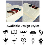 Personalized PU Leather Magnetic Bookmark