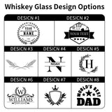 Personalized Lead-Free Whiskey Glass