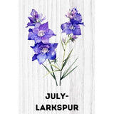 Personalized Birth Flower Beach Jute Tote Bag Trip Bag with Name
