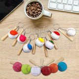 Personalized Mini Baseball Keychain