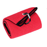 Personalised Golf Towels for Women, 24"*16" Tri-fold Waffle Pattern Golf Towel, Custom Gift for Women Wife Mom Girlfriend