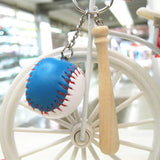 Personalized Mini Baseball Keychain