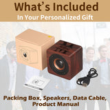 Personalized Wooden Bluetooth Speaker