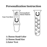 Personalized iWatch Bands for Horse Lover