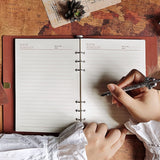 Personalized Leather Recipe Binder, Hand Engraved Name Journal Notebook,