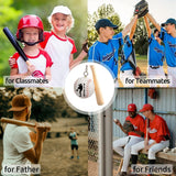 Personalized Mini Baseball Keychain