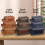 Personalized UV Printed Toiletry Bag Customizable PU Leather Bag Dopp Kit Waterproof Wash Bag Suitable