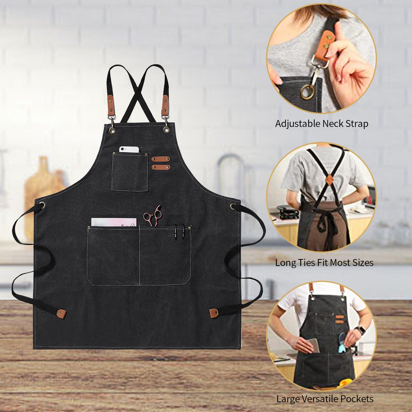 Unisex Custom Canvas Apron