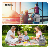 Personalized 3 in 1 Diaper Bag Backpack with Changing Station