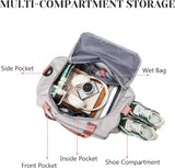 Custom Large Capacity Travel Bag Personalized Duffle Bag with Print Name Foldable Dry/Wet Travel Bag with Shoe Compartment for Women/Men for Sports Dance Gym Travel Weekender Overnight Bridesmaid