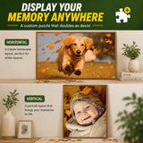 Custom Puzzles Personalized Jigsaw Puzzle 35/70/120/200/300/500/520/1000 Pieces from Photo Make Your Own Puzzle Custom Jigsaw Puzzle for Adults Family Wedding Graduation Gift