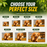 Custom Puzzles Personalized Jigsaw Puzzle 35/70/120/200/300/500/520/1000 Pieces from Photo Make Your Own Puzzle Custom Jigsaw Puzzle for Adults Family Wedding Graduation Gift