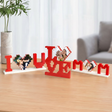 Custom Valentines Day Gifts Building Blocks Personalised I Love You Building Bricks with Photo DIY Blocks Puzzles Couple Gifts for Lovers Girlfriend Boyfriend