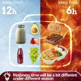Personalized Kids Insulated Lunch Bag with Name & Logo Customization Portable Preppy Children Lunch Box Bag for Girls 3-Lays Insulated Large Lunch Tote Toxes for School Travel Picnic Birthday Gifts