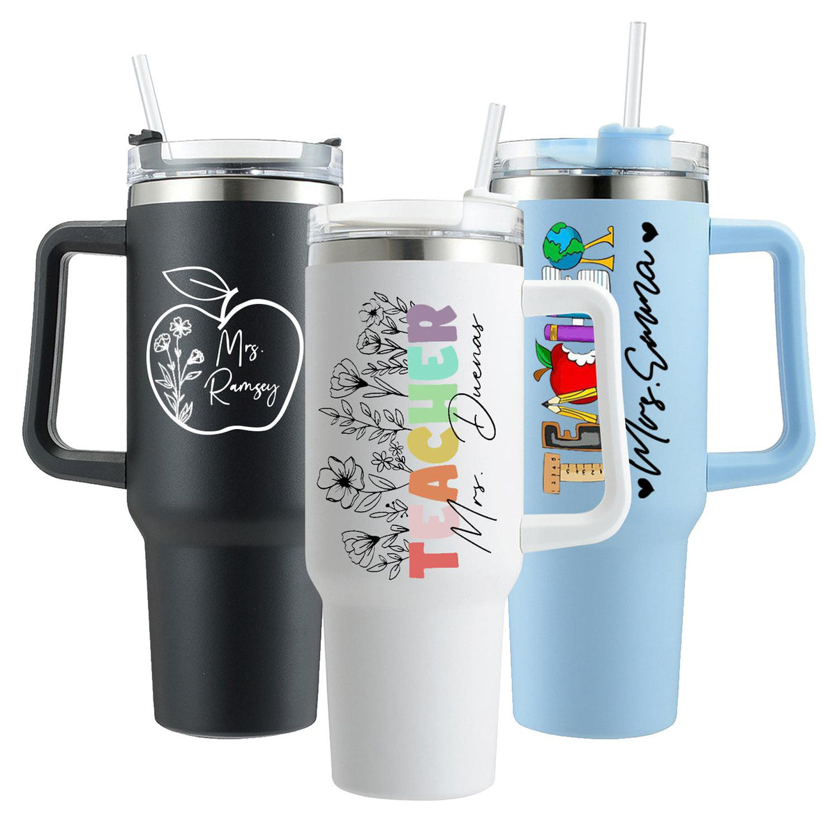 Personalized Teacher 40oz Travel Tumbler