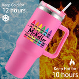 Personalized Teacher 40oz Travel Tumbler