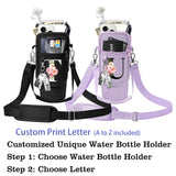 Personalized Water Bottle Holder for 40oz Stanley Glass