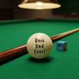 Personalized Billiards Cue Ball with Pouch