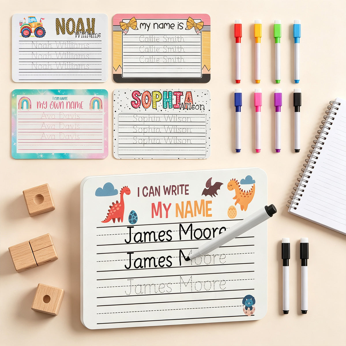 Personalized Name Practicing Board for Kids