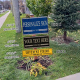 Personalized Metal Sign