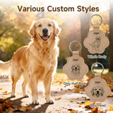 Personalized Pet Memorial Gifts for Dogs - Custom Name Paw-Shaped Leather Keychain Refillable Keepsake for Bag or Key