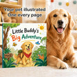 Personalized Pet Photo Storybook Custom Dog Portrait and Name 24 Pages Pet Illustrations Hardcover Pet Adventure Book Toddler Bedtime Book Gifts for Kids Boys Girls Birthday Baby Shower