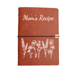 Personalized Leather Recipe Book