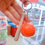 Personalized Mini Baseball Keychain