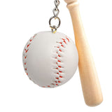 Personalized Mini Baseball Keychain