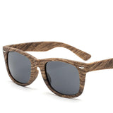 Personalized Wood Grain Sunglasses with Leather Box