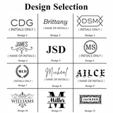 Personalized Mens Wallet, Customized Monogram Wallet for Men, Custom PU Leather Wallet