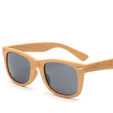 Personalized Wood Grain Sunglasses with Leather Box